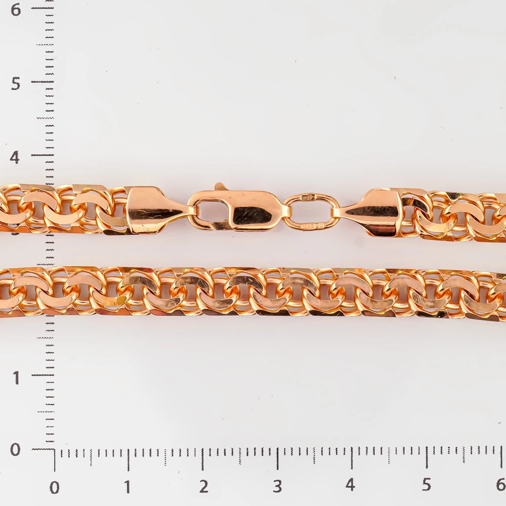 Браслет из красного золота 585 пробы