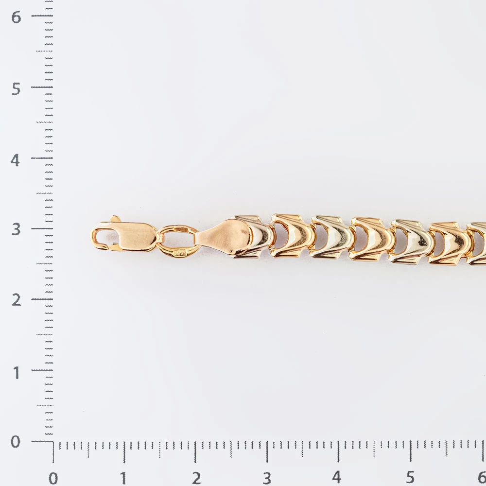 Браслет из красного золота 585 пробы