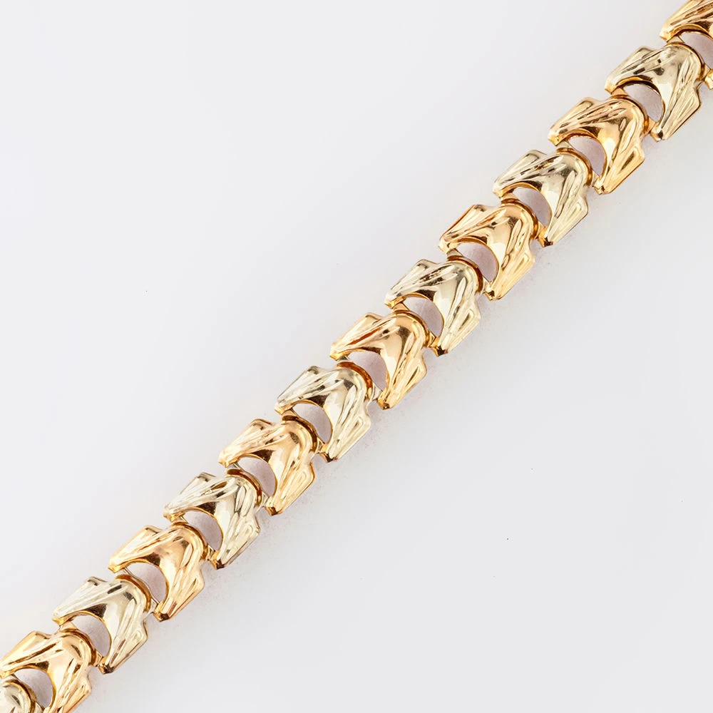 Браслет из красного золота 585 пробы