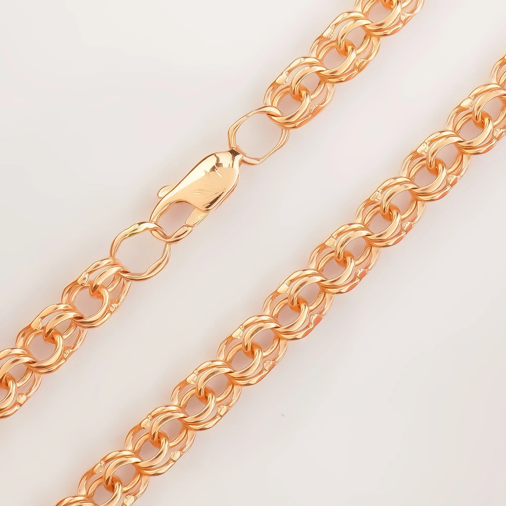 Браслет из красного золота 585 пробы