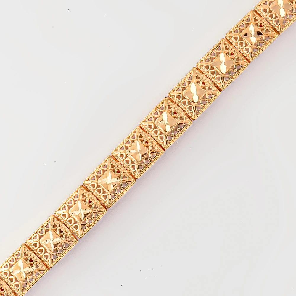 Браслет из красного золота 585 пробы