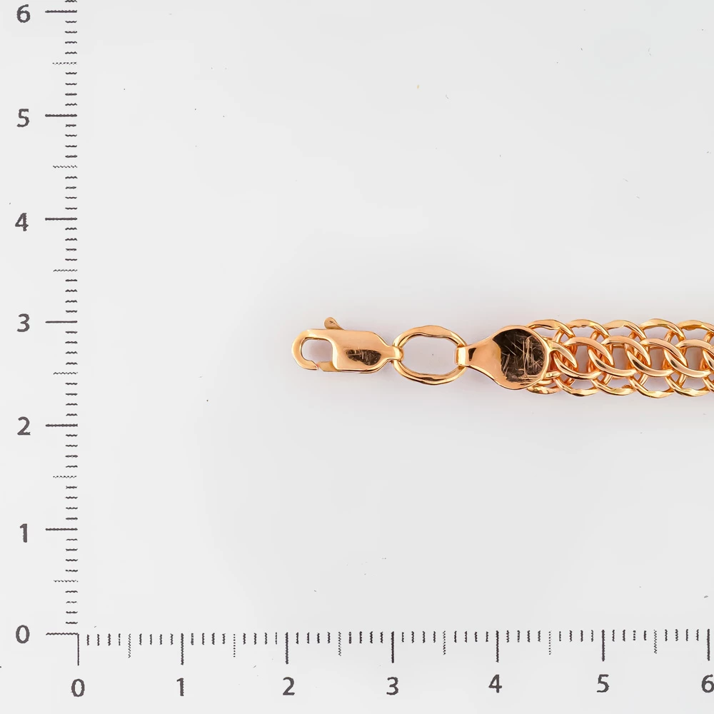 Браслет из красного золота 585 пробы