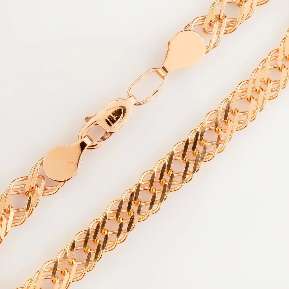 Браслет из красного золота 585 пробы