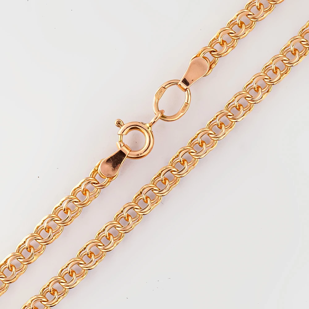 Браслет из красного золота 585 пробы