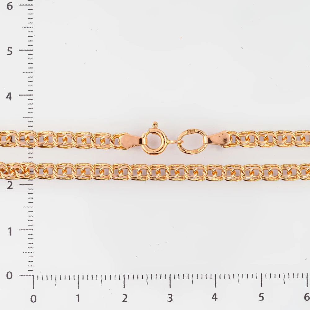 Браслет из красного золота 585 пробы