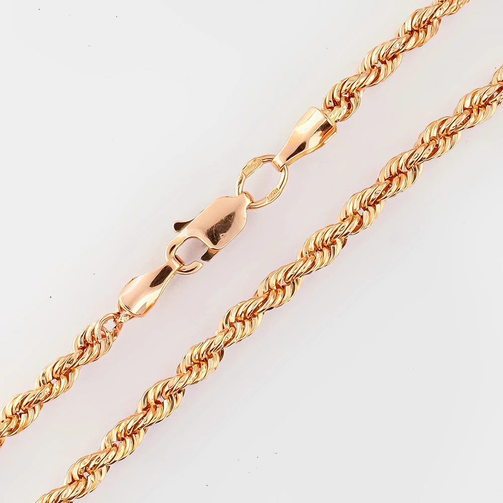 Браслет из красного золота 585 пробы