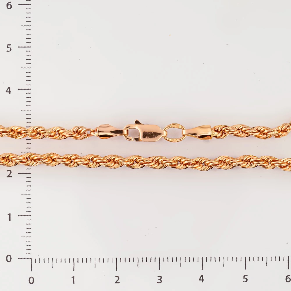 Браслет из красного золота 585 пробы