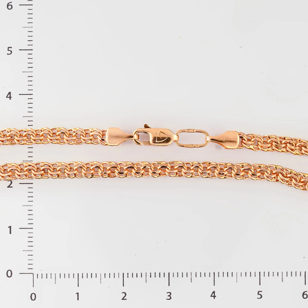 Браслет из красного золота 585 пробы