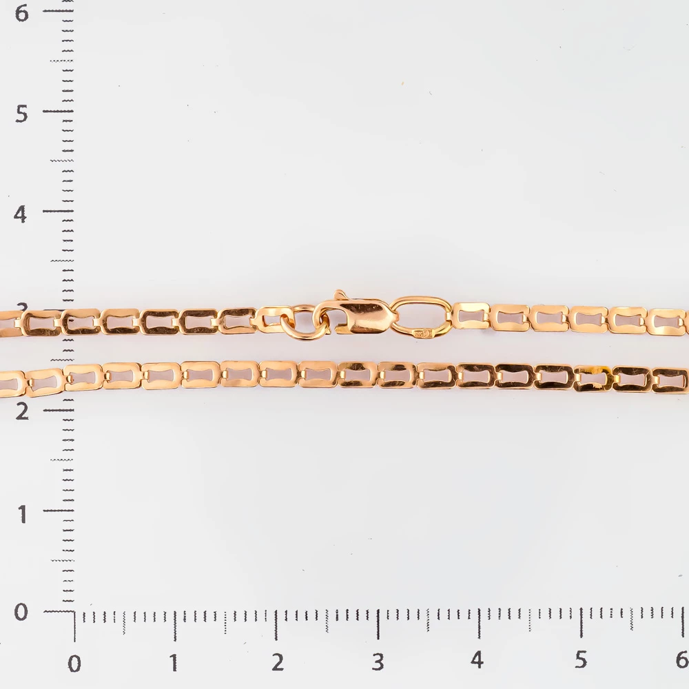 Браслет из красного золота 585 пробы