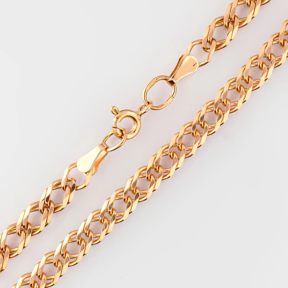 Браслет из красного золота 585 пробы