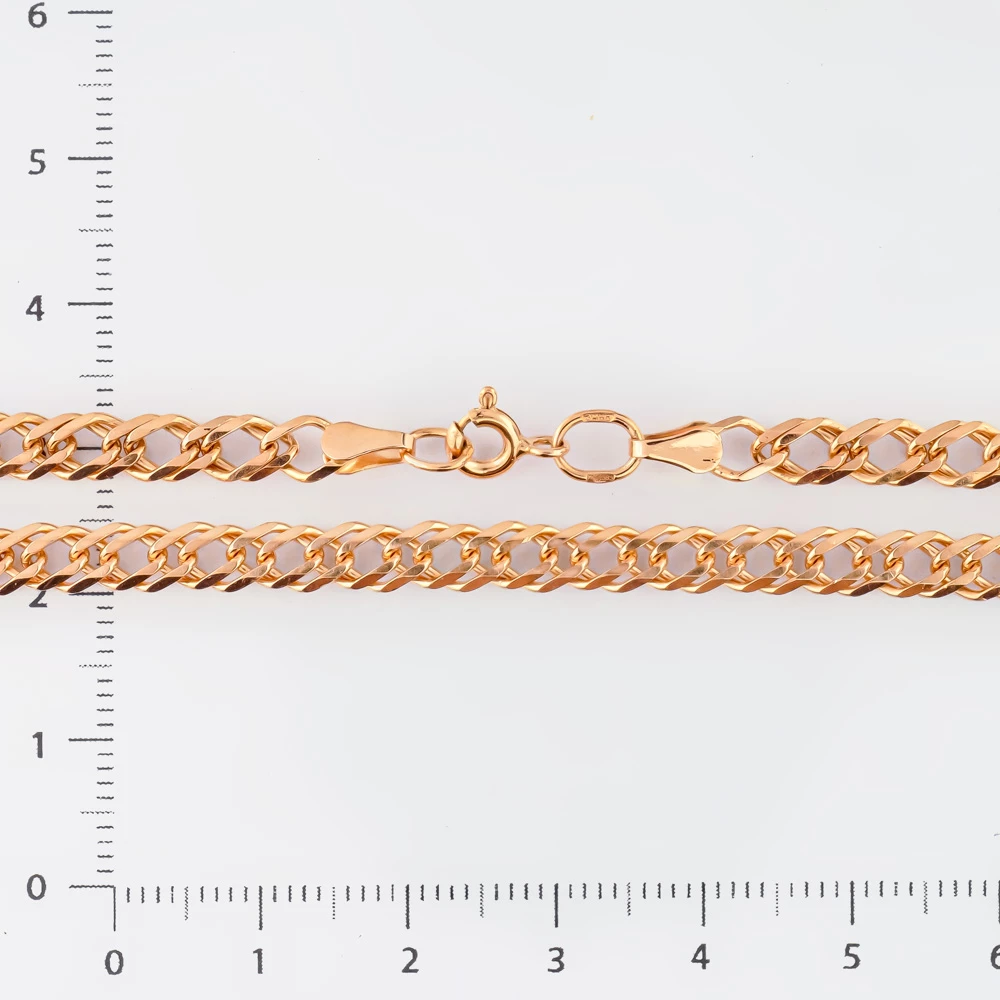 Браслет из красного золота 585 пробы