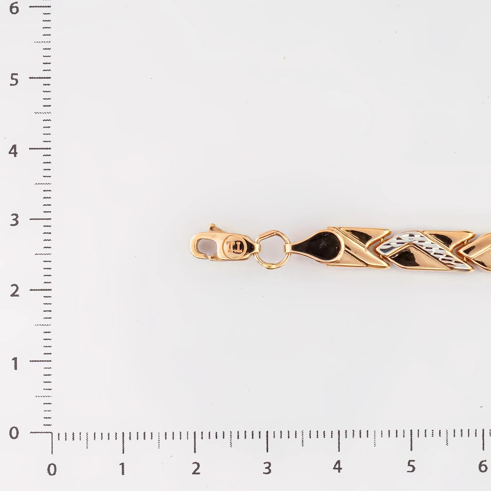 Браслет из красного золота 585 пробы