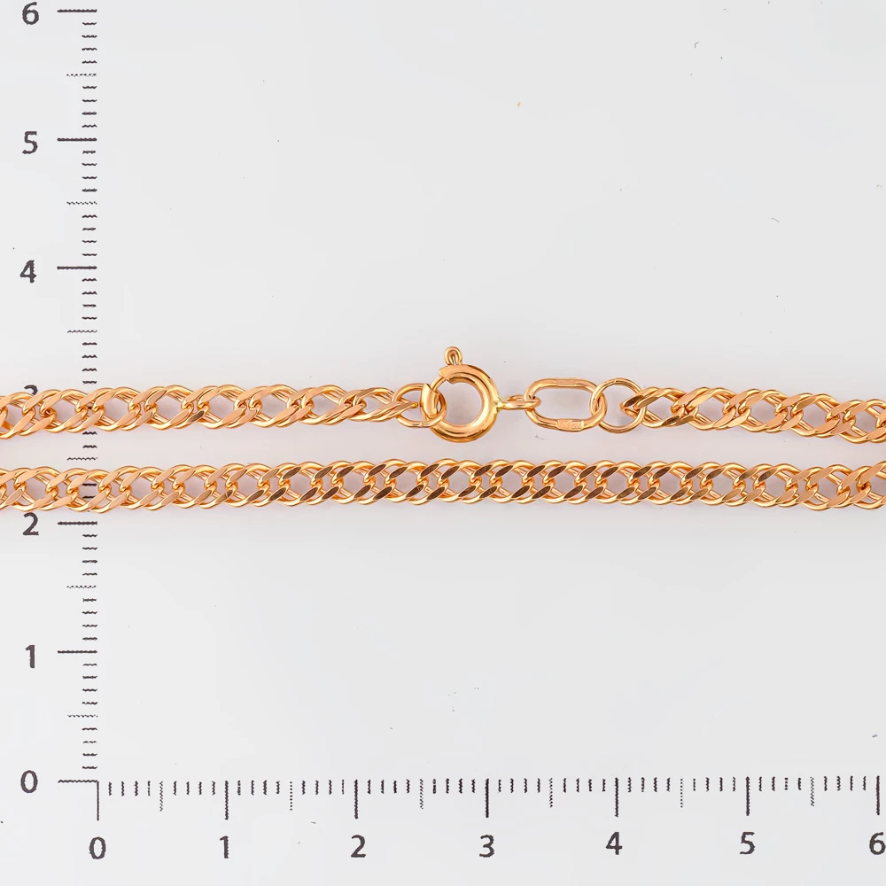 Браслет из красного золота 585 пробы