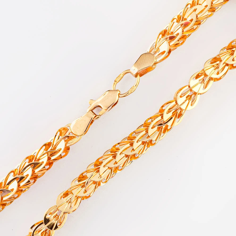 Браслет из красного золота 585 пробы