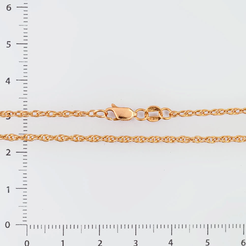 Браслет из красного золота 585 пробы