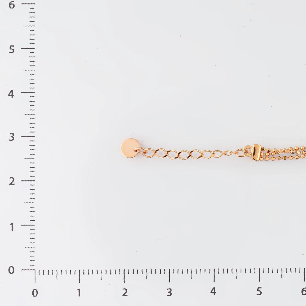 Браслет из красного золота 585 пробы