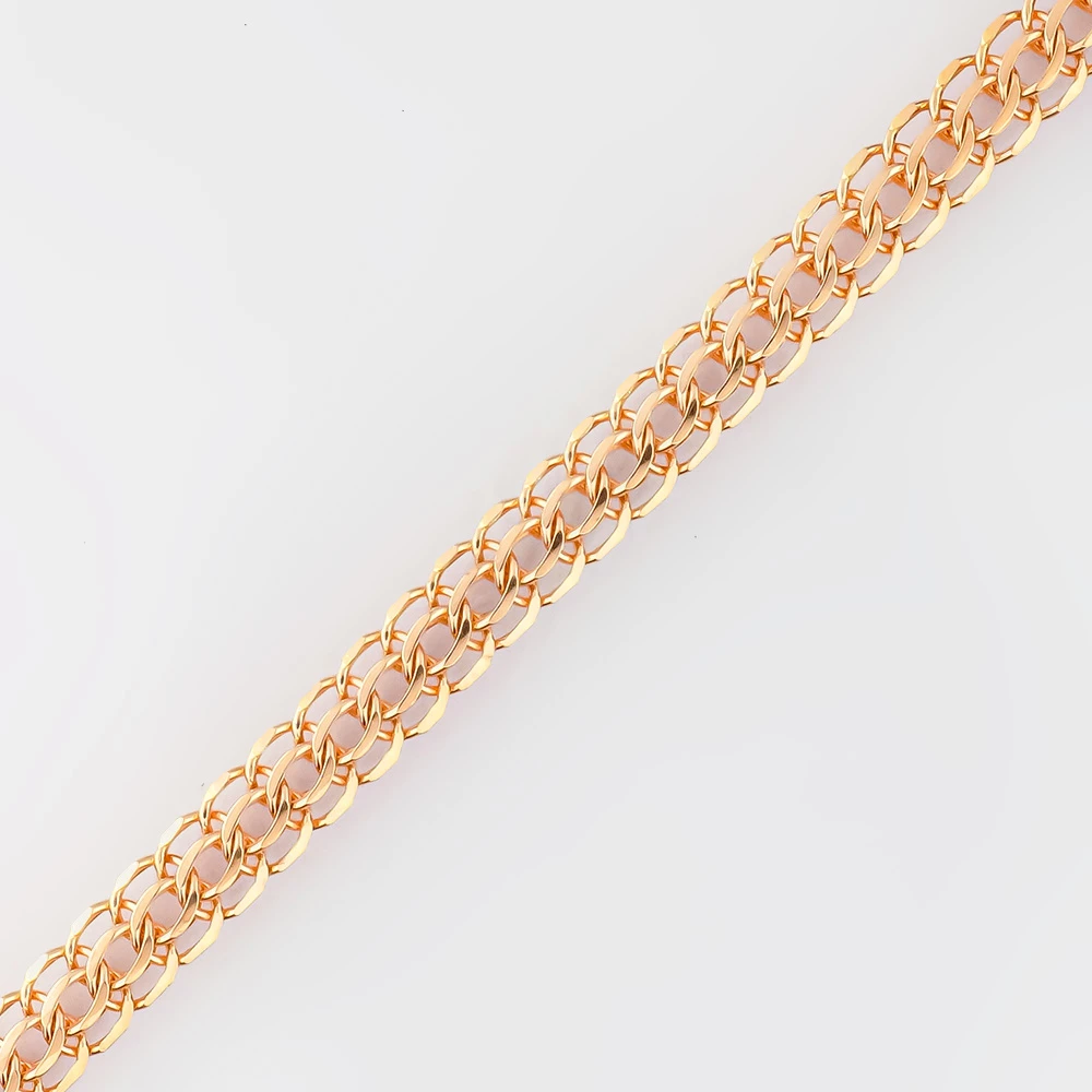 Браслет из красного золота 585 пробы