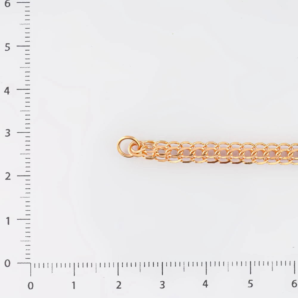 Браслет из красного золота 585 пробы