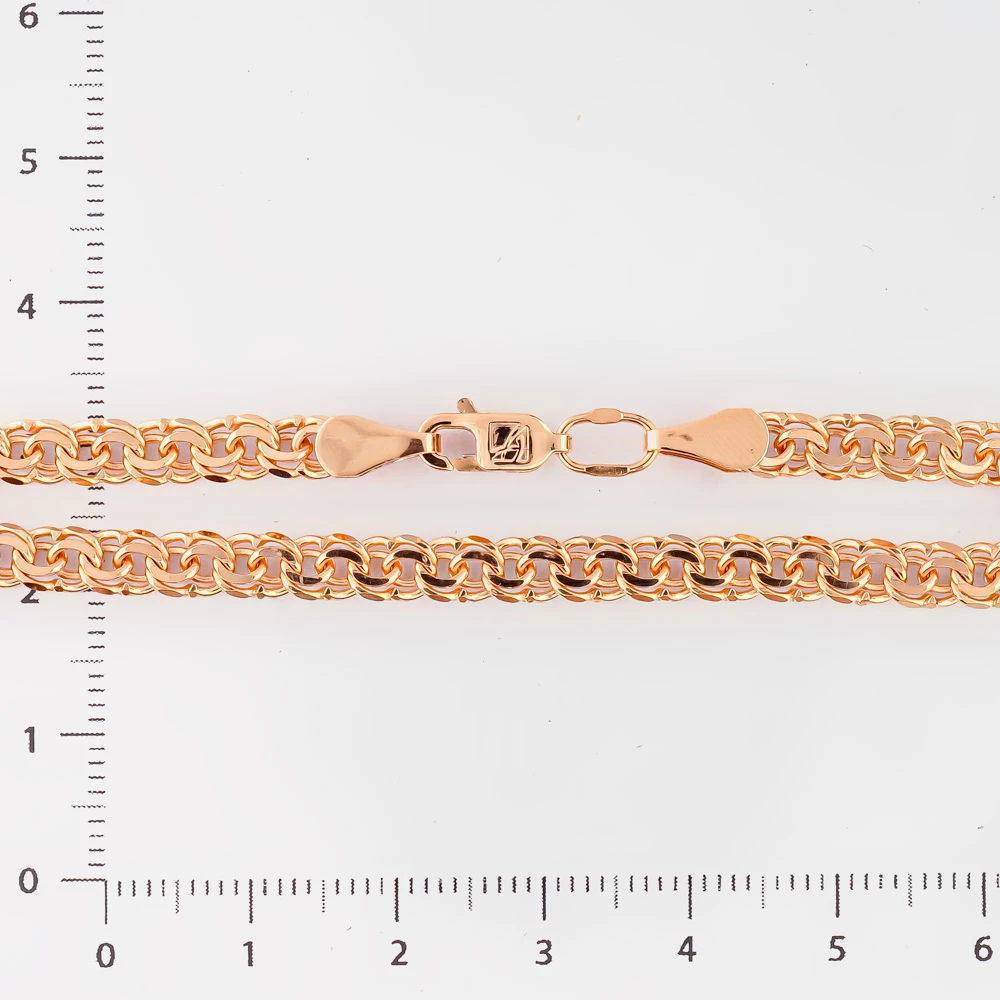 Браслет из красного золота 585 пробы