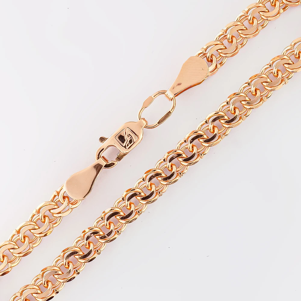 Браслет из красного золота 585 пробы