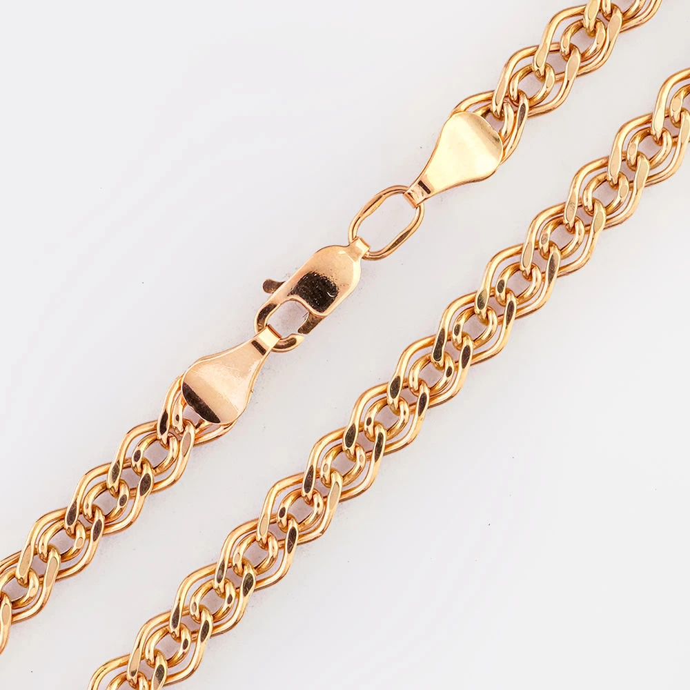 Браслет из красного золота 585 пробы