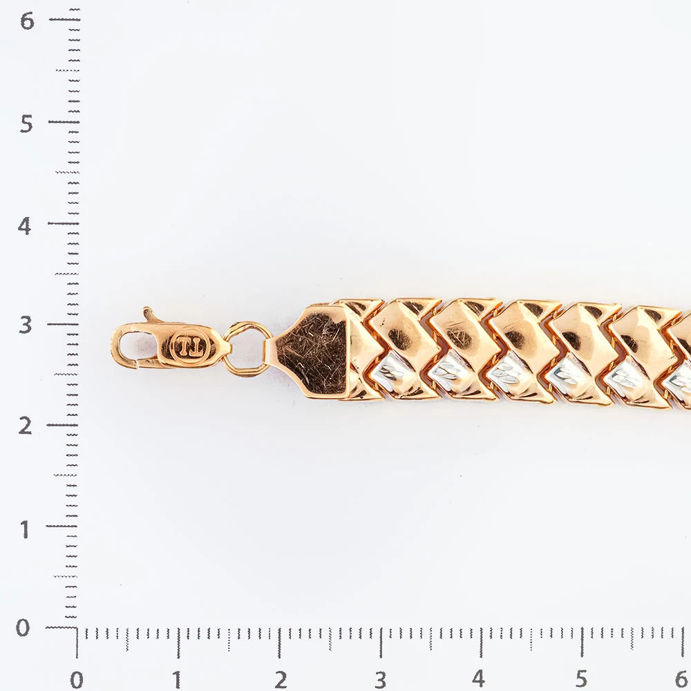 Браслет из красного золота 585 пробы