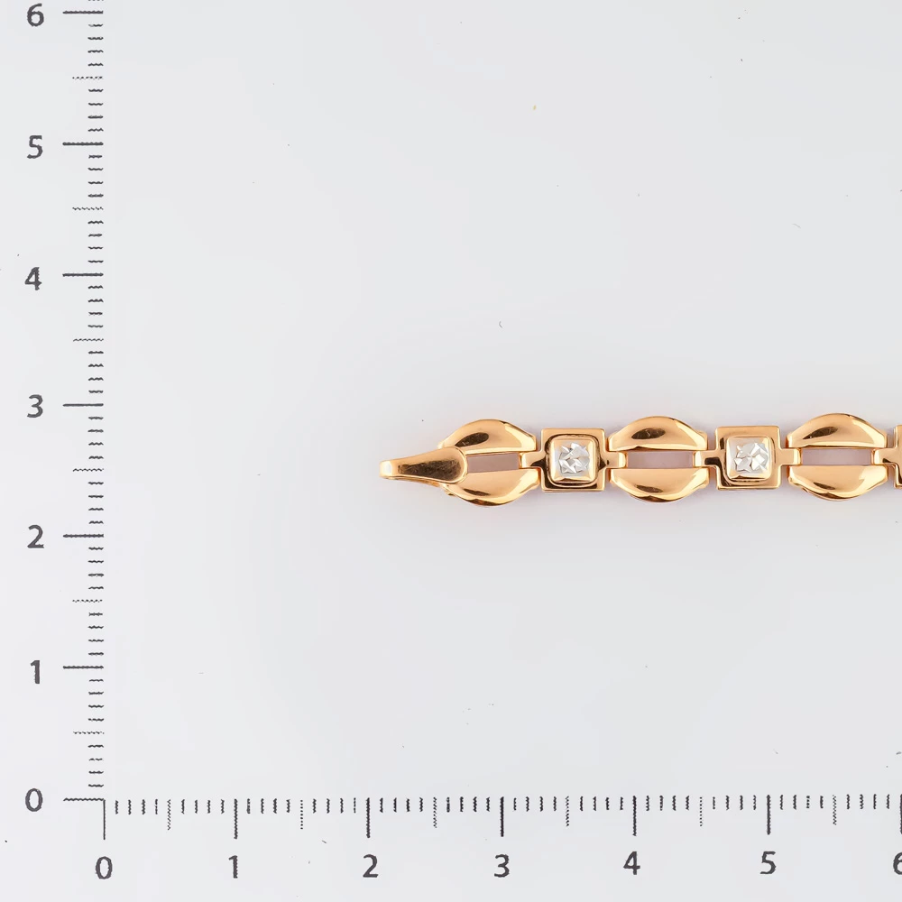 Браслет из красного золота 585 пробы