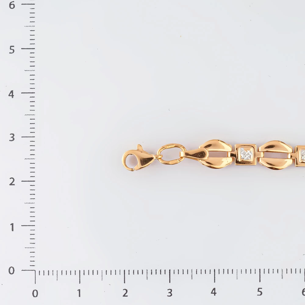 Браслет из красного золота 585 пробы