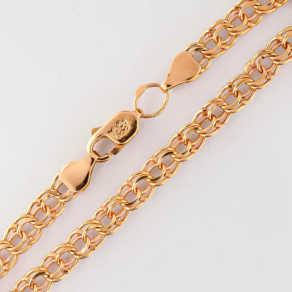 Браслет из красного золота 585 пробы