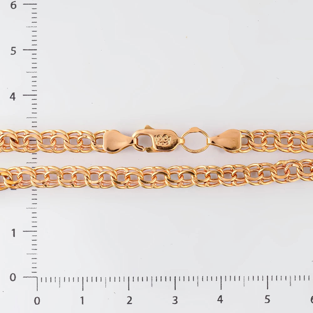 Браслет из красного золота 585 пробы