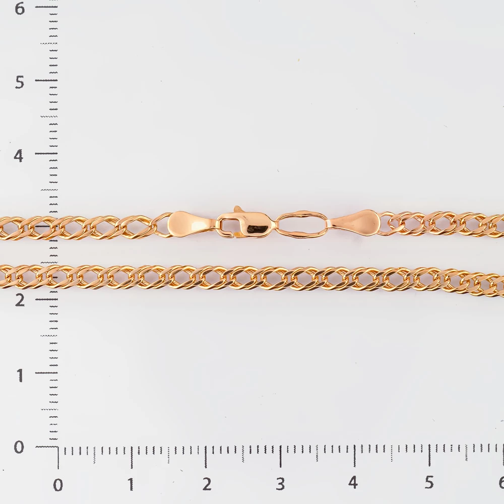 Браслет из красного золота 585 пробы