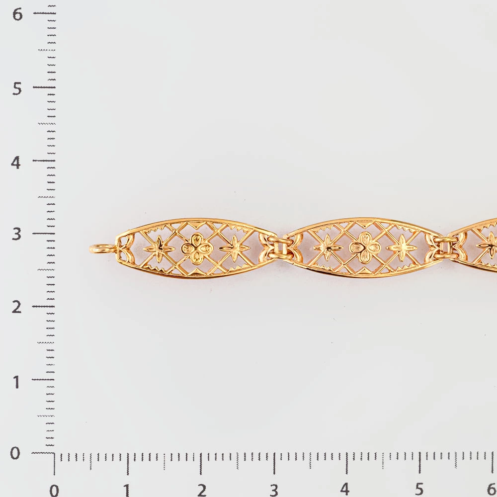 Браслет из красного золота 585 пробы