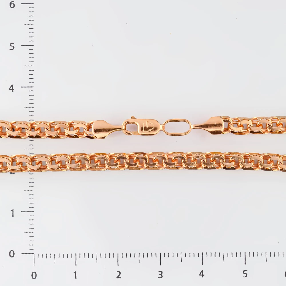 Браслет из красного золота 585 пробы