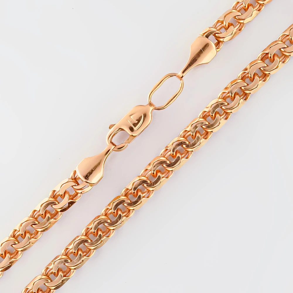 Браслет из красного золота 585 пробы