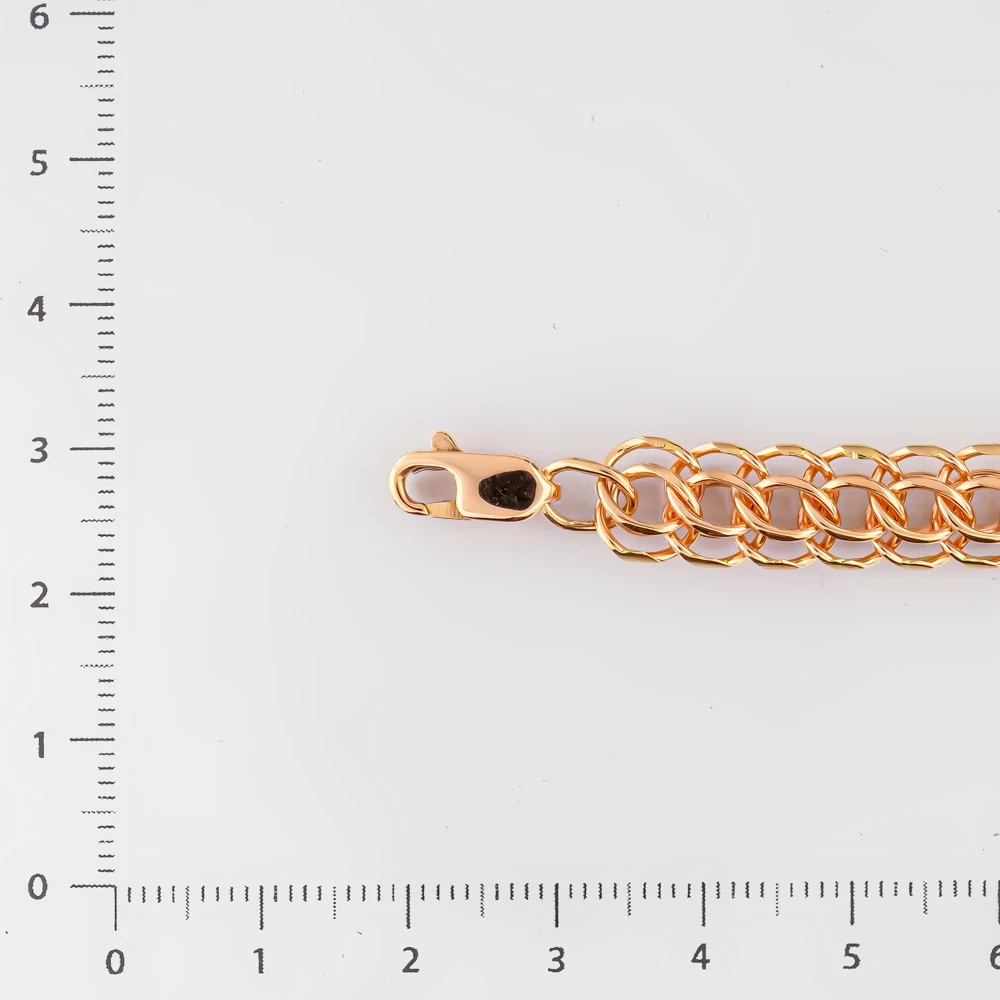 Браслет из красного золота 585 пробы