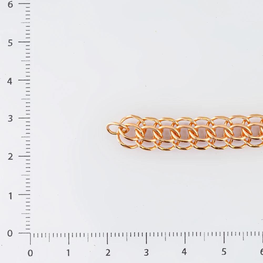 Браслет из красного золота 585 пробы