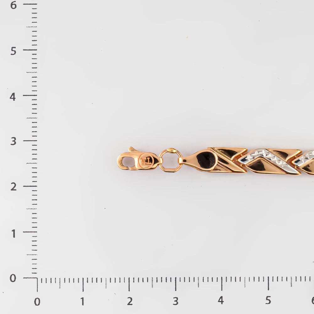 Браслет из красного золота 585 пробы