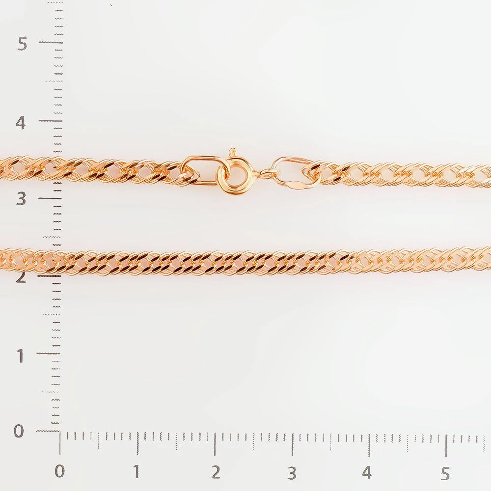 Браслет из красного золота 585 пробы