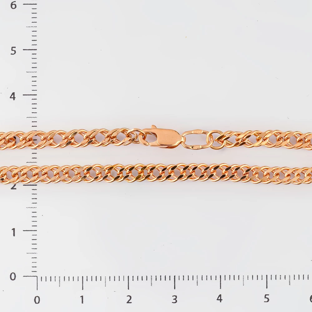 Браслет из красного золота 585 пробы