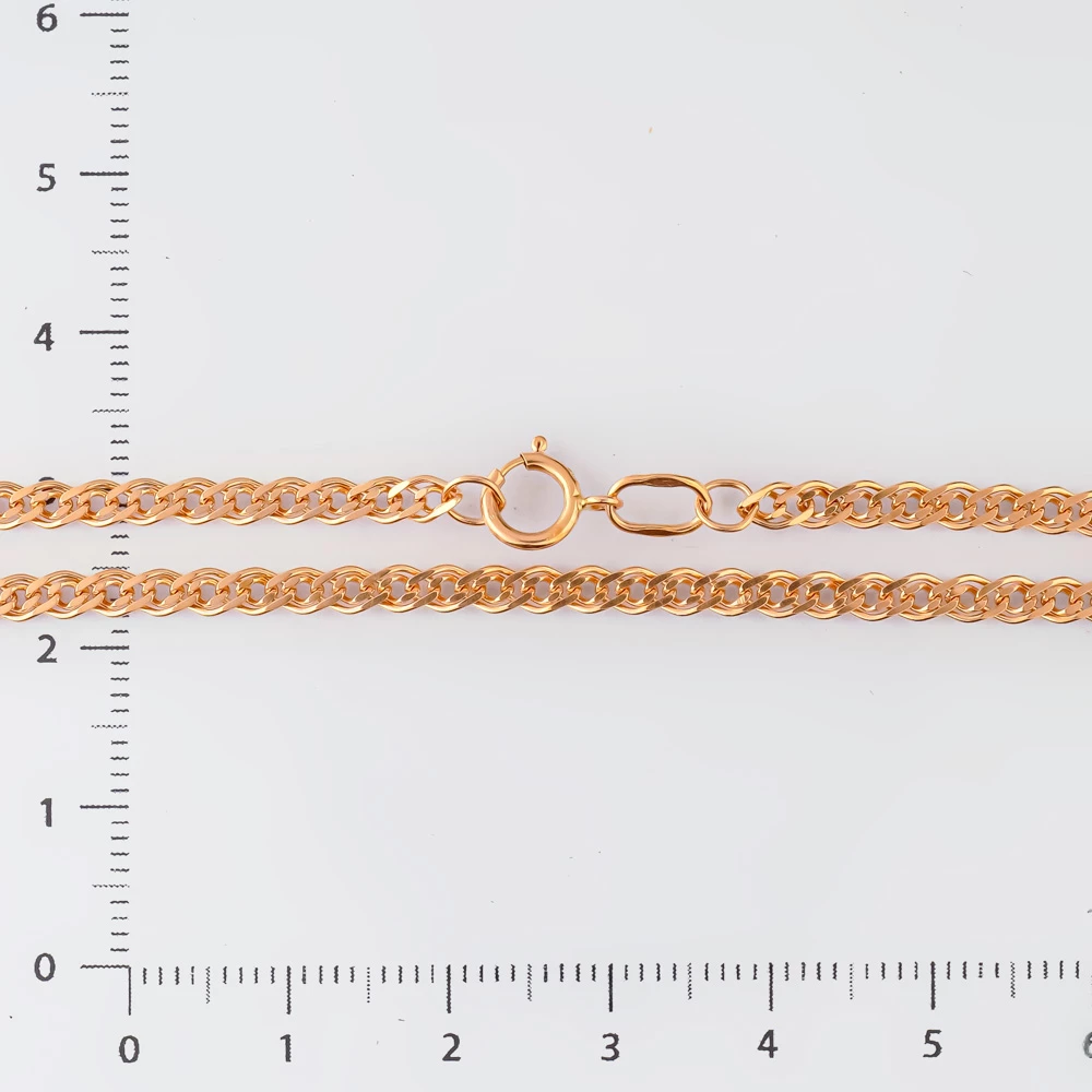 Браслет из красного золота 585 пробы