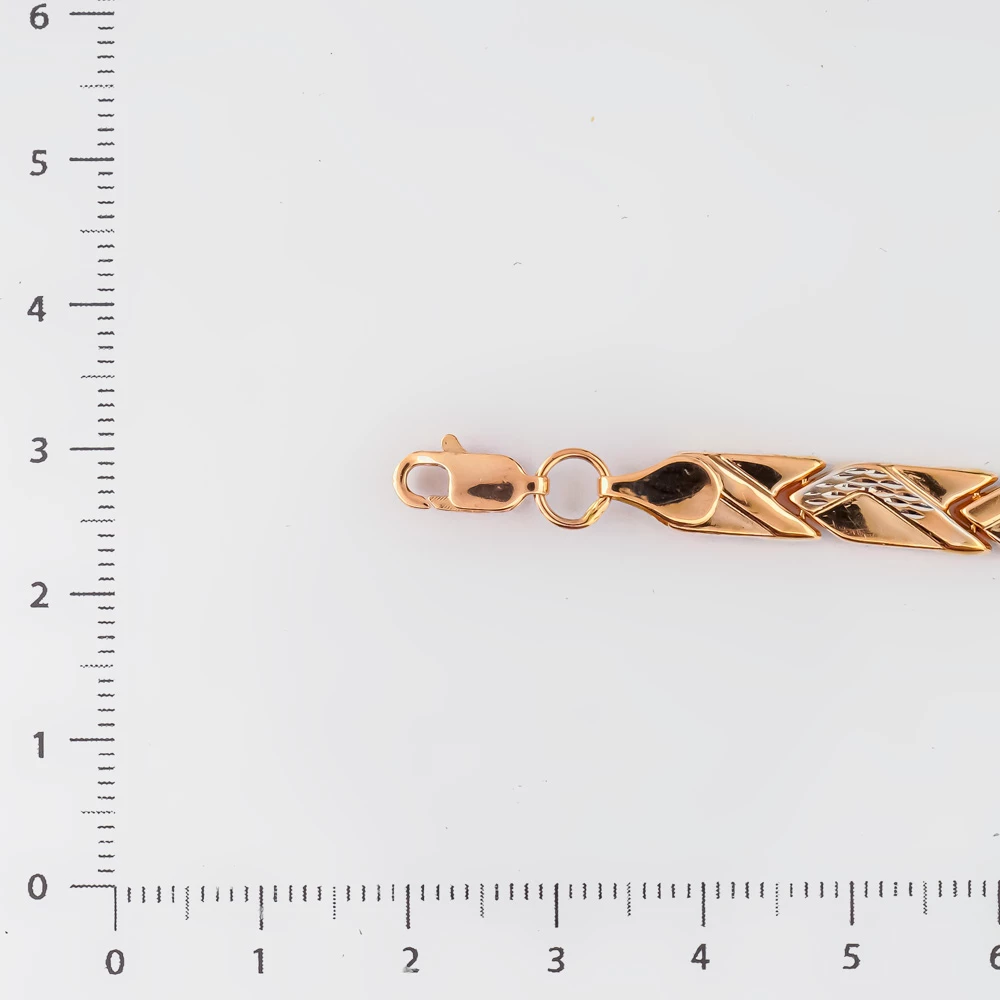 Браслет из красного золота 585 пробы