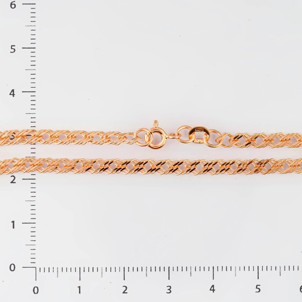 Браслет из красного золота 585 пробы