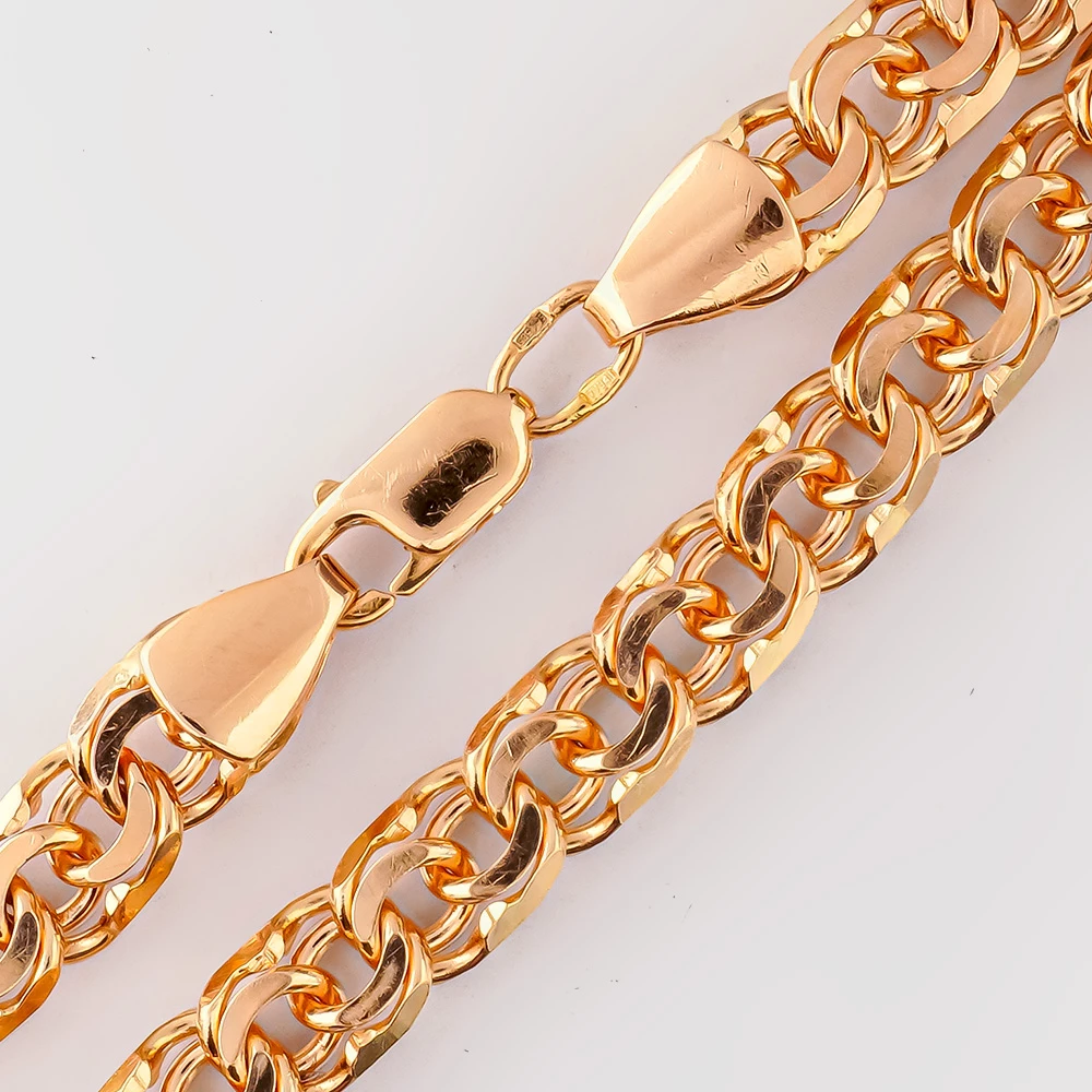 Браслет из красного золота 585 пробы