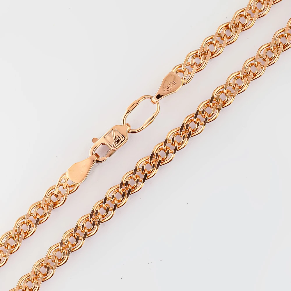 Браслет из красного золота 585 пробы