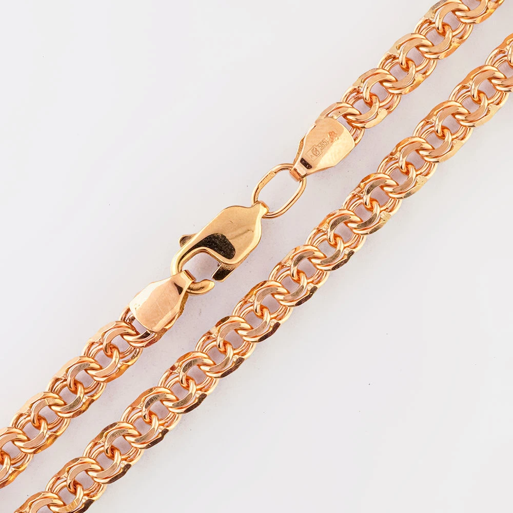 Браслет из красного золота 585 пробы