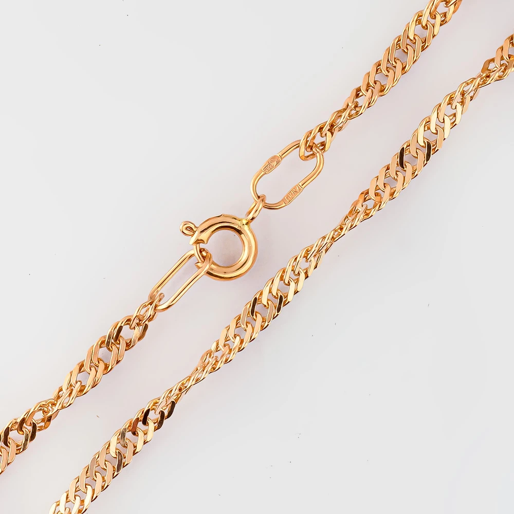 Браслет из красного золота 585 пробы