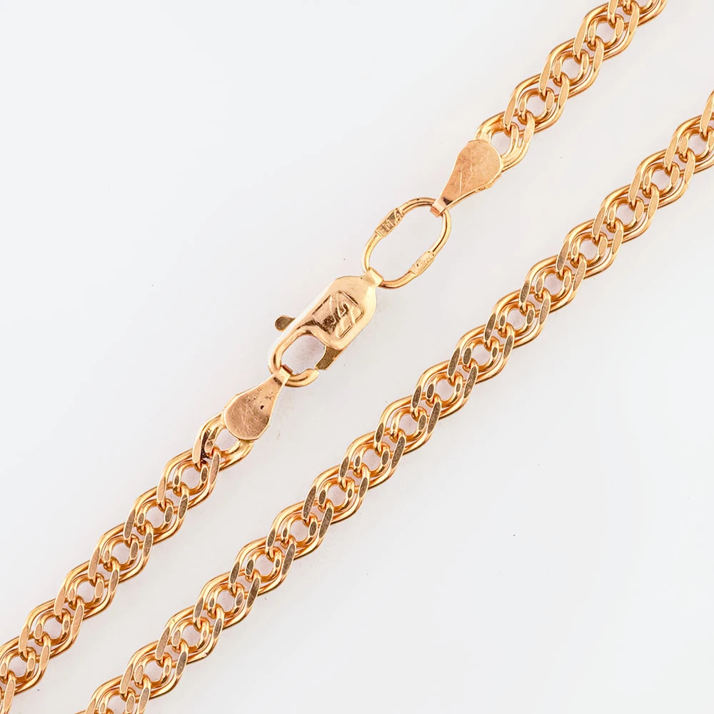 Браслет из красного золота 585 пробы