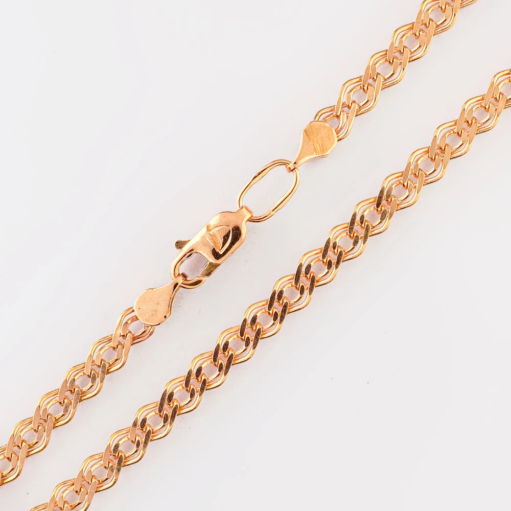 Браслет из красного золота 585 пробы