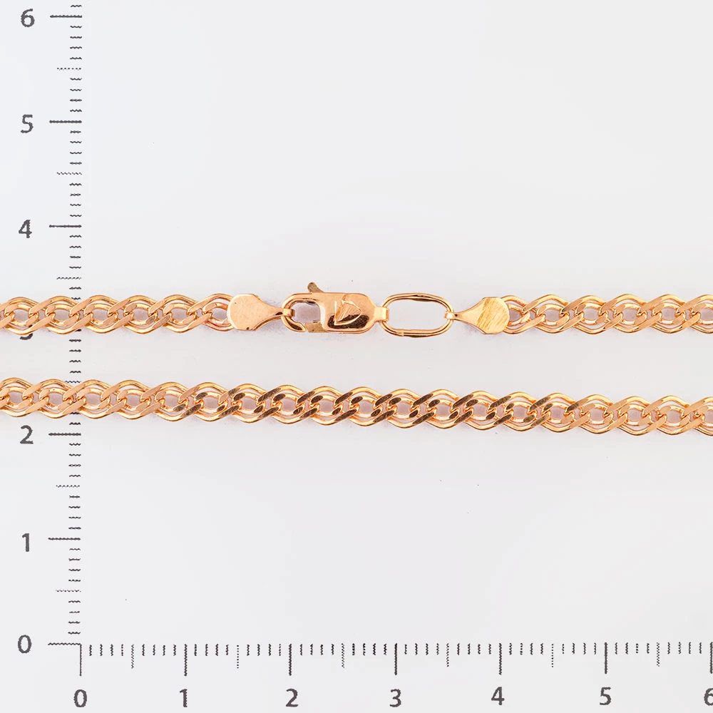 Браслет из красного золота 585 пробы