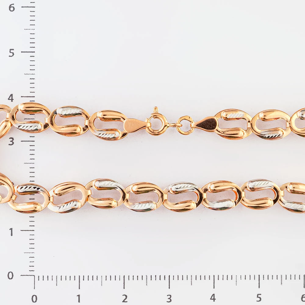 Браслет из красного золота 585 пробы